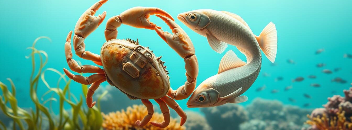 Krebs und Fische Freundschaft