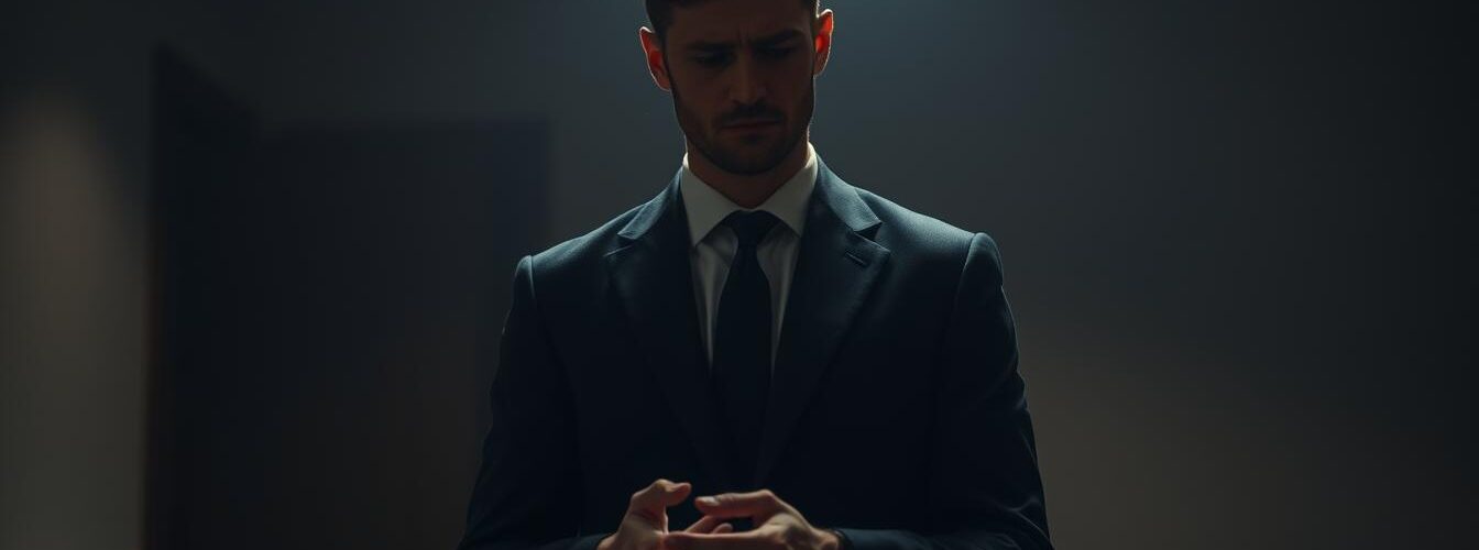 Körpersprache Mann unsicherheit